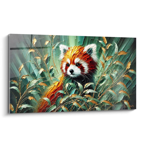 Tableau Le Fil de la Nature - Édition Panda Roux Animaux