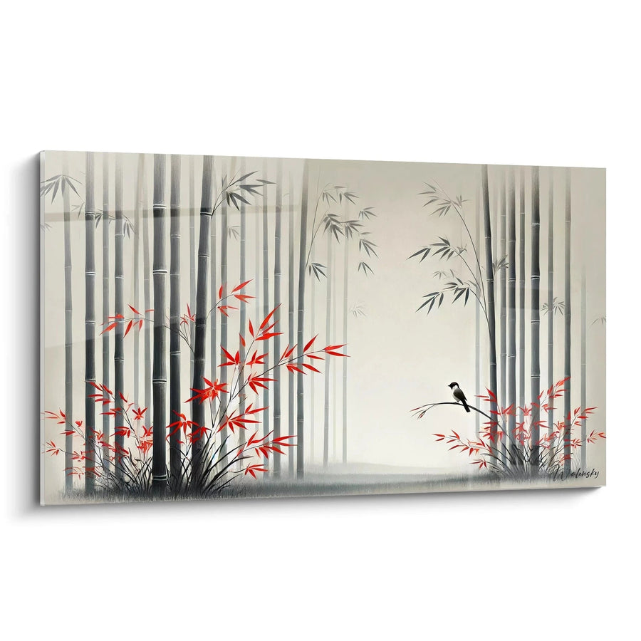 Tableau Lumière à Travers les Bambous - Édition Divers Zen