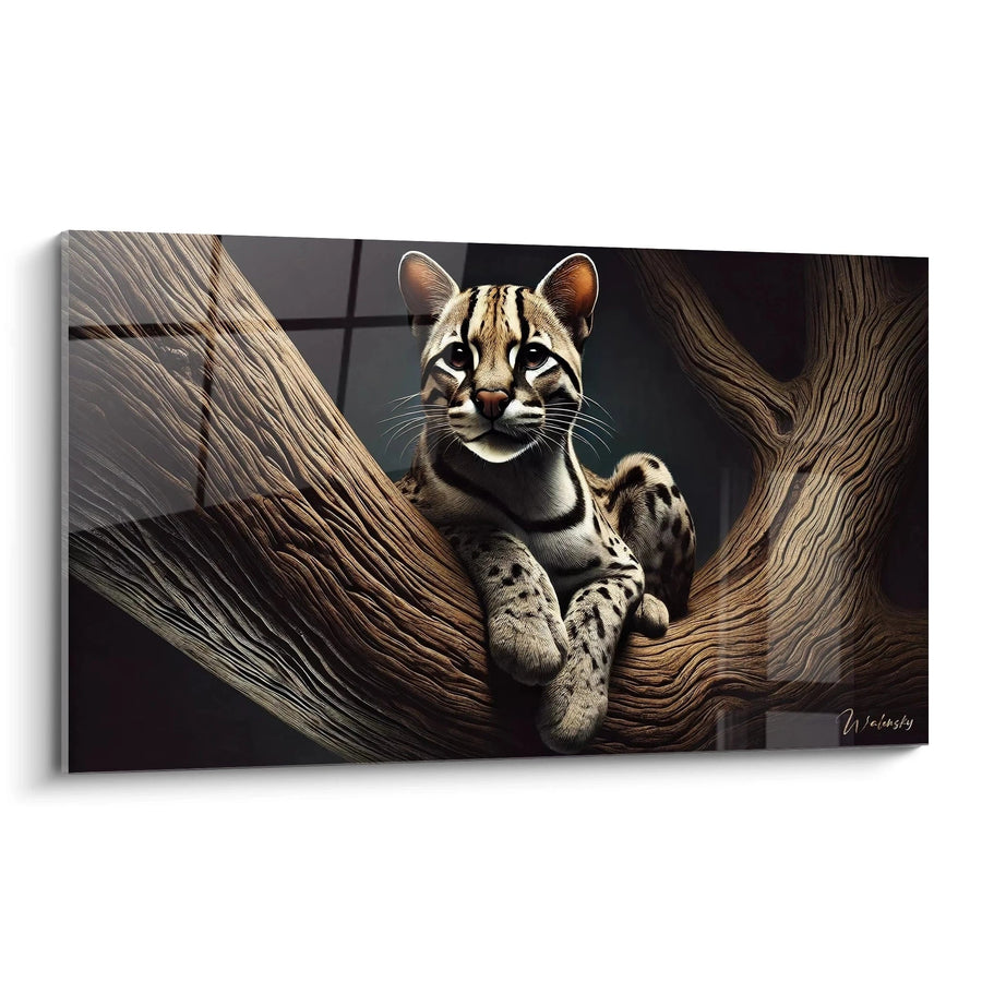 Tableau Maître des Cimes - Édition Ocelot Animaux