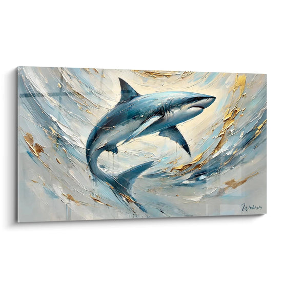 Tableau Maître des Vagues - Édition Requin Animaux