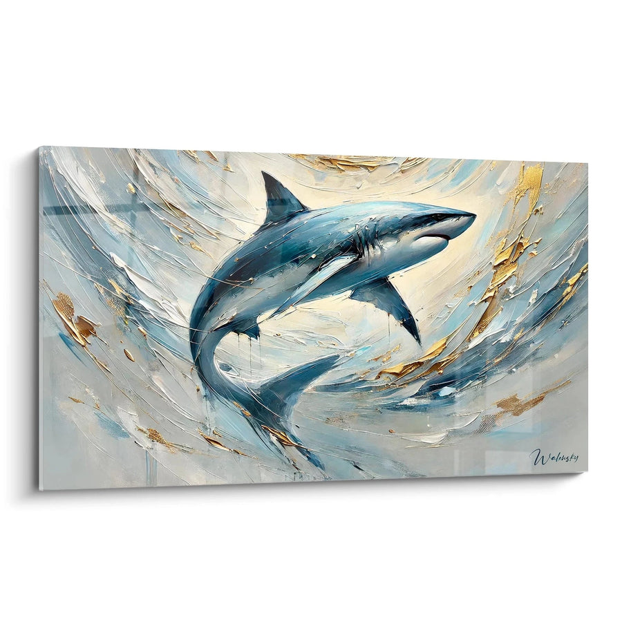 Tableau Maître des Vagues - Édition Requin Animaux