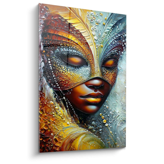 Tableau Masque Transe Spirituelle - édition masque africain