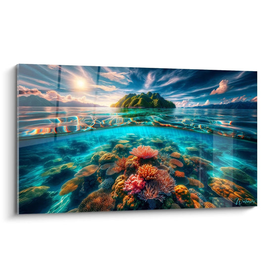 Tableau Merveille Sous-Marine Tropicale - Édition Limitée🥇
