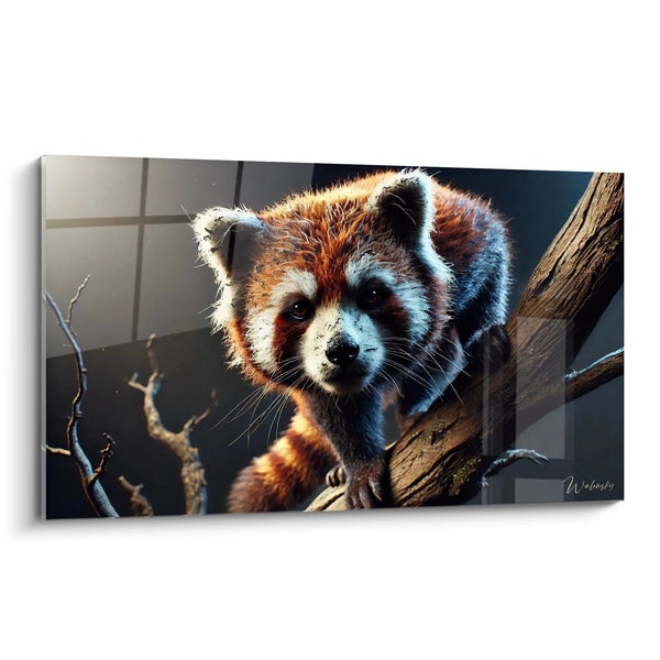 Tableau Petit Chasseur - Édition Panda Roux Animaux