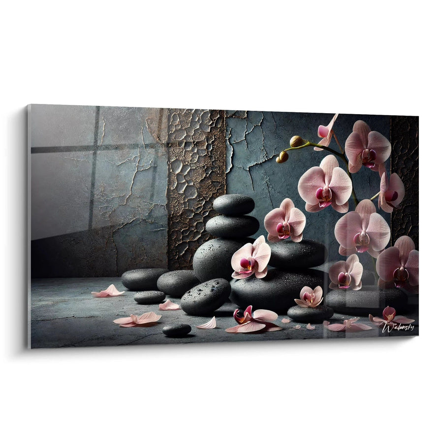 Tableau Pierres et Pétales - Édition Feng Shui Zen
