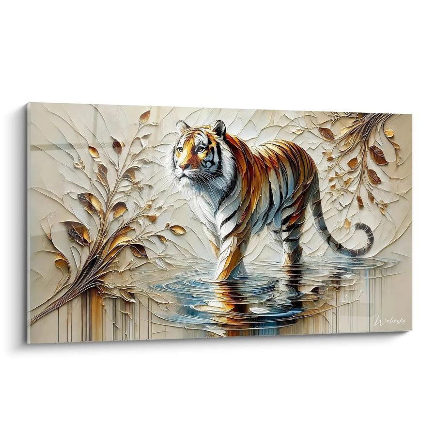 Tableau Reflet Sauvage - Édition Tigre Animaux