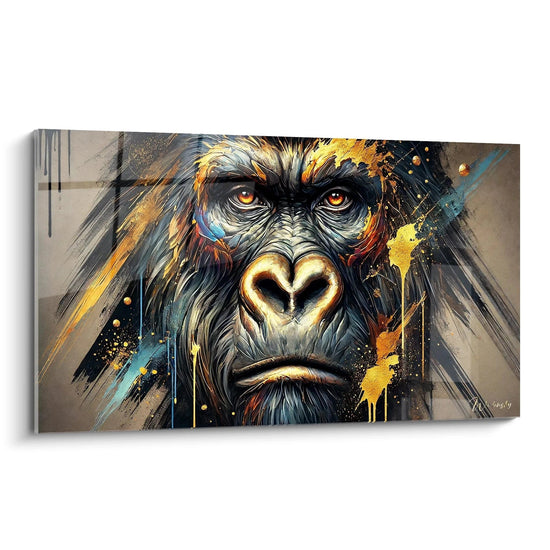 Tableau Regard du Gorille - Édition Gorille Animaux