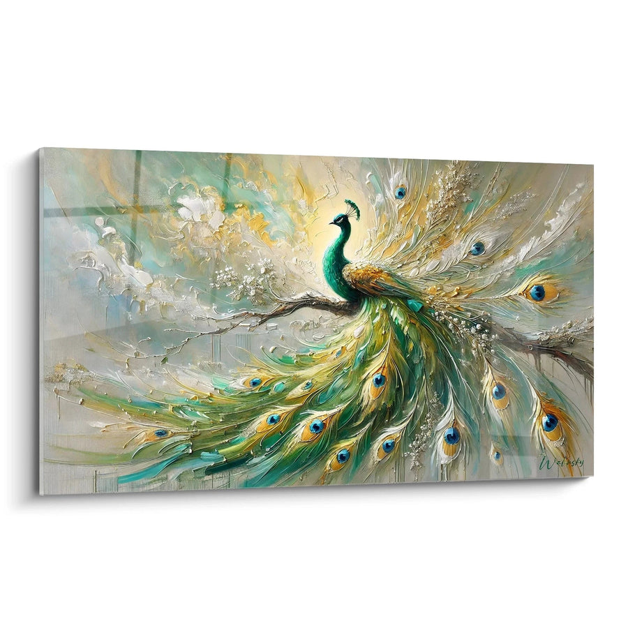 Tableau Renaissance Royale - Edition Paon Animaux