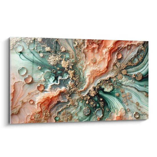 Tableau Rêve Coralien - Edition Style Epoxy