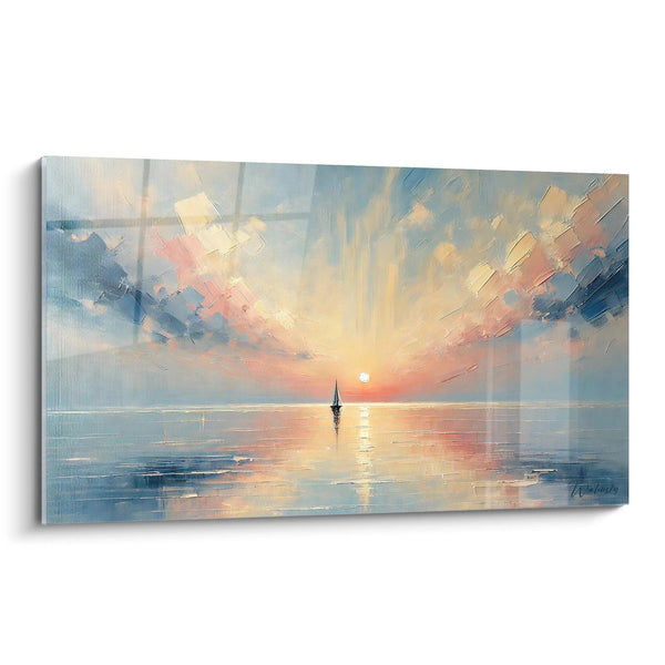 Tableau Soleil des Derniers Instants - Edition Peinture Abstrait