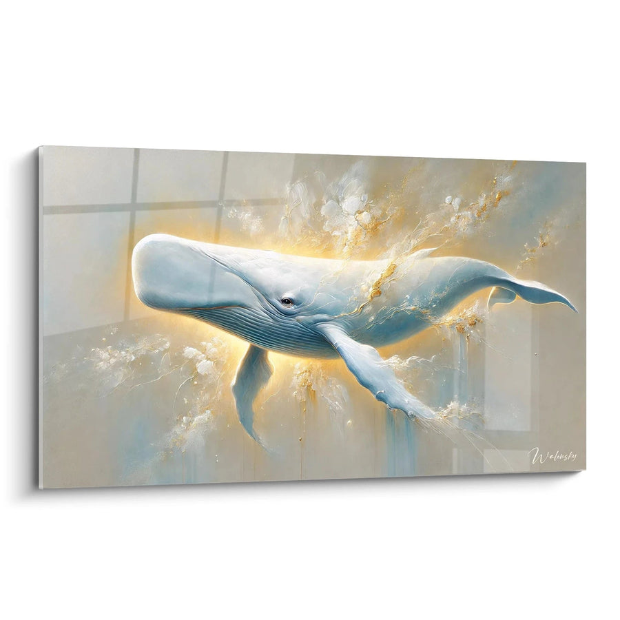 Tableau Souveraine des Vagues - Édition Cachalot Animaux