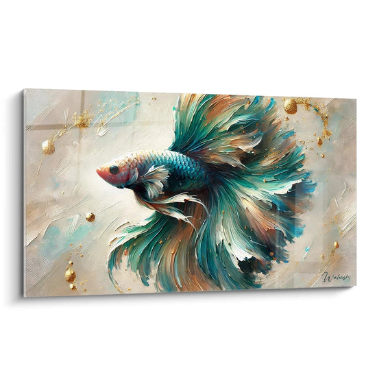 Tableau Splendeur Betta - Édition Poisson Betta Animaux