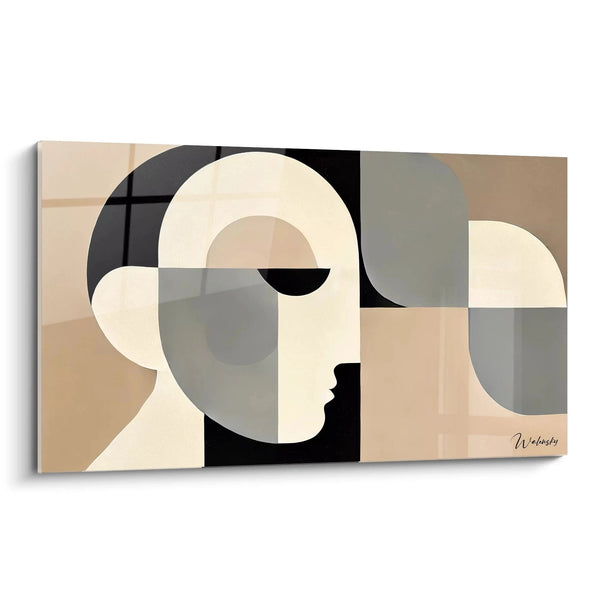 Tableau Visage fragmenté - Edition Cubisme Abstrait