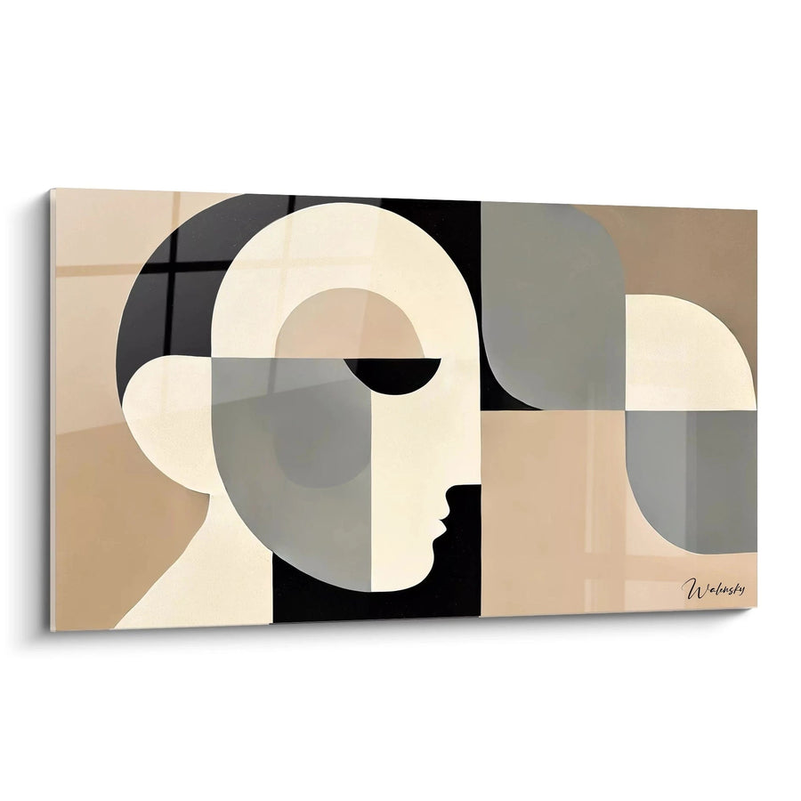 Tableau Visage fragmenté - Edition Cubisme Abstrait