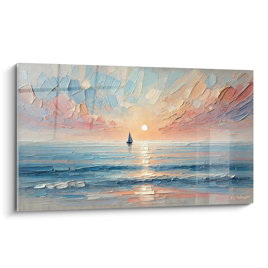 Tableau Voyage au Crépuscule - Edition Bateau Abstrait