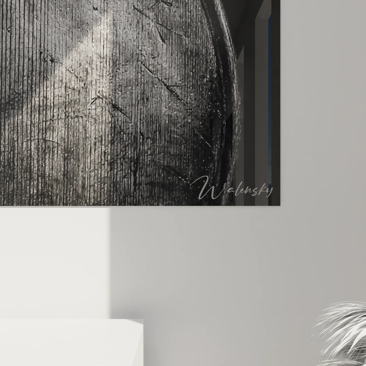 Vue d'ensemble tableau violon noir et blanc pour décoration murale élégante et artistique